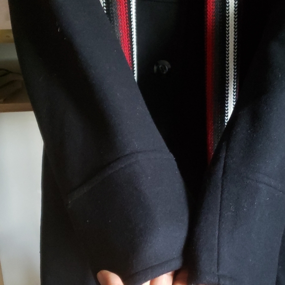 Monroe & Main Blk Jacket  With Scarf Size M - Picture 5 of 8